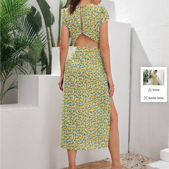 Leopard Print Ruffle Sleeve Dress - Picture 15 of 16